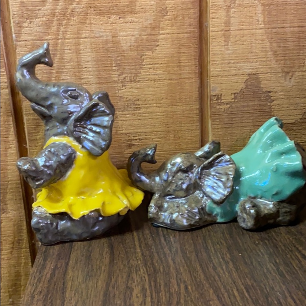 Ceramic Elephants
